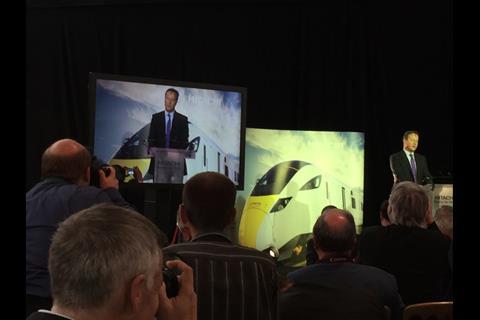 Prime Minister David Cameron was amongst the guests at the opening of Hitachi Rail’s £82m rolling stock plant at Newton Aycliffe.